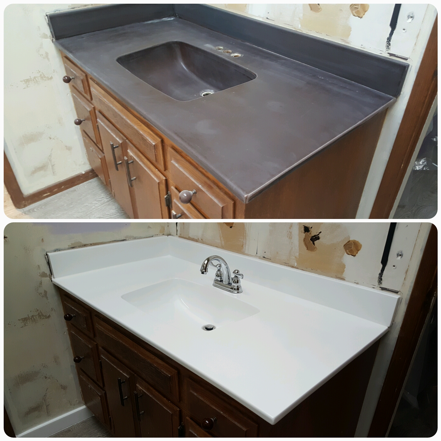 Countertop Before & After | Hawk Research Laboratories, LLC.